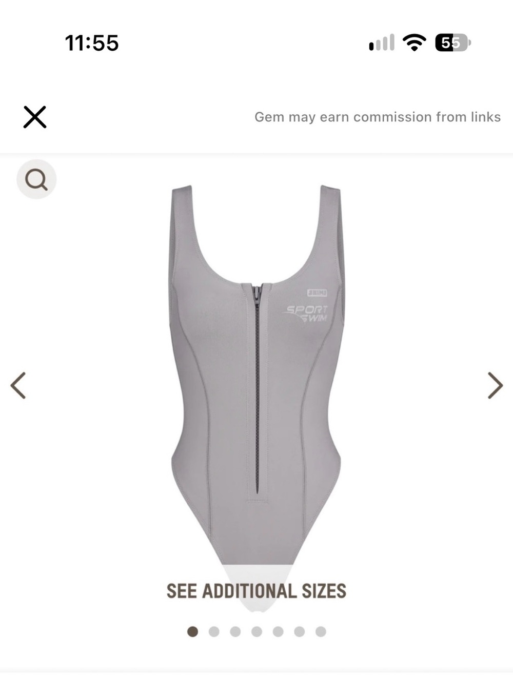skims silver neoprene scuba one piece bathing suit swim bodysuit zip sport